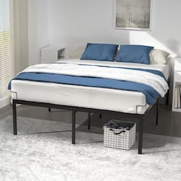 vounot — cadre métal 140x190, 320 kg, hauteur 36 cm