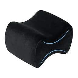 bonmedico Coussin de genoux mousse et gel visqueux, housse velours 60 °C