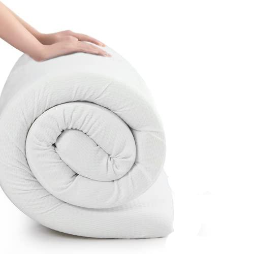 MICAMAMELLAMA 140x190 — matelas mousse 10 cm réversible, livré sous vide