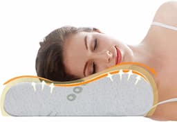 Eco Safeter Oreiller mémoire de forme lavable 50x30