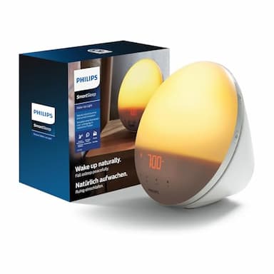 Philips SmartSleep Wake-up Light HF3521, simulateur d'aube coloré avec radio FM