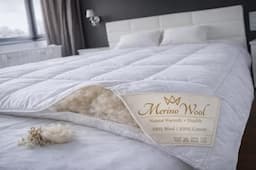 Merino Wool Couette en laine mérinos poids moyen 8-10 tog 220 x 240 cm