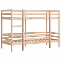 vidaXL lit superposé pin massif 90 x 190 cm pour enfants avec garde-corps
