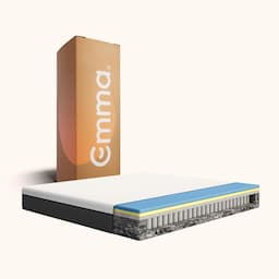 Emma Hybrid 25 cm — mousse Airgocell + ressorts, 5 zones