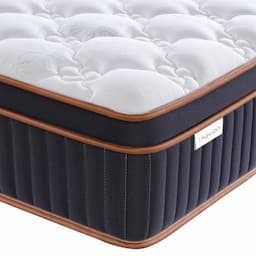 Thavion 140x200 hybride 30 cm ressorts ensachés 9 zones mi-ferme H4