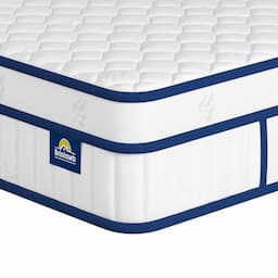 Brinlawb 140x200 hybride 21 cm 7 zones réversible souple et ferme