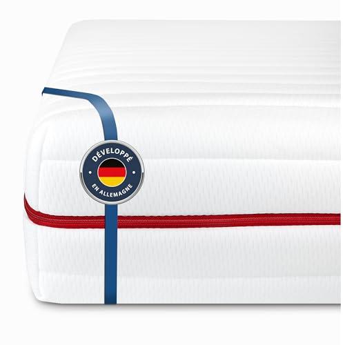 BMM Classique 19 140x190 H3, mousse froide 7 zones, housse lavable 60 °C