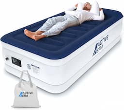 Active Era Matelas gonflable 1 personne, pompe intégrée