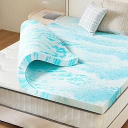 wOod-it Surmatelas mémoire de forme rafraîchissant, gel, CertiPUR-US