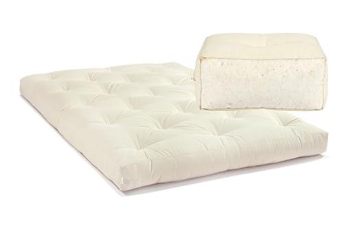 Futon On Line Futon japonais 100 % coton 140 x 200 x 14 cm
