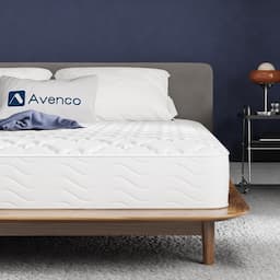 Avenco 140x190 — hybride ressorts ensachés silencieux, 20 cm