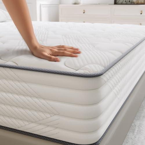 TXO 160x200 — hybride 25 cm H3, ressorts ensachés 7 zones, tissu antistatique