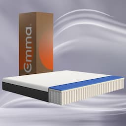 Emma Original Plus Hybride II 160x200 — ressorts ensachés + mémoire de forme