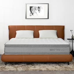 Molblly matelas ressorts ensachés + mémoire 140x190, 22 cm