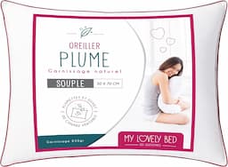 My Lovely Bed oreiller naturel plume et duvet