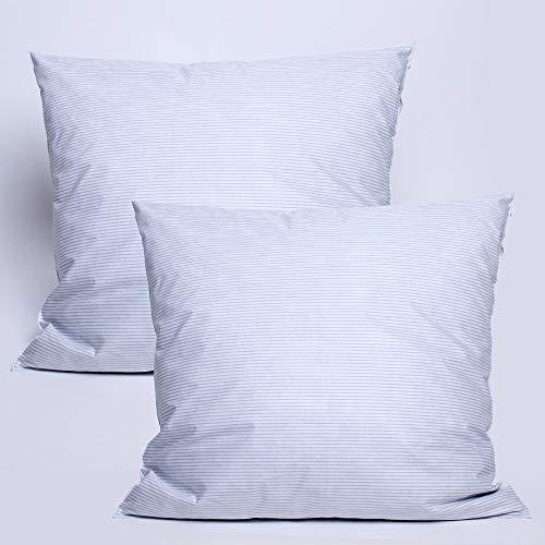 DODO lot de 2 oreillers plumes 60x60 confort ferme