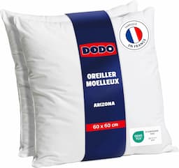 DODO Arizona lot de 2 oreillers moelleux