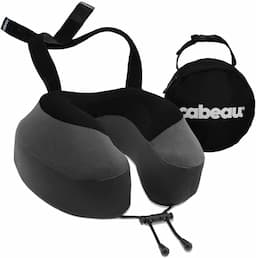 Cabeau Evolution S3 oreiller de voyage mémoire de forme, sangle siège
