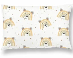 SUPERBE BEBE oreiller enfant 40 x 60 cm avec taie en coton Oeko-Tex