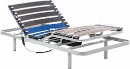 Geriafy 90x190 compact : sommier électrique à lattes, structure renforcée, câble