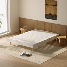 DEWINNER 160x200 : sommier tapissier jacquard, 2x13 lattes, 9 pieds