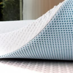 subrtex Surmatelas gel 90x190, 5 cm, housse bambou amovible