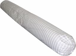 DODO Traversin coton blanc, plumes grises, 140 x 20 cm, confort médium