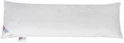 HOMESCAPES Traversin plumes de canard, oreiller de corps, 140 cm