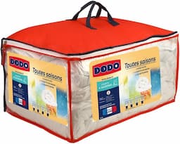 DODO Couette 4 saisons 220x240 — Ultra Douce, fibre Volupt'Air, Made in France