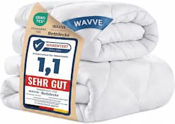 WAVVE Ensemble 2 couettes 220x240 — été 150 g/m² + mi-saison 300 g/m²