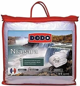 DODO Couette tempérée Niagara 140x200 cm, anti-acariens, 300 g/m²