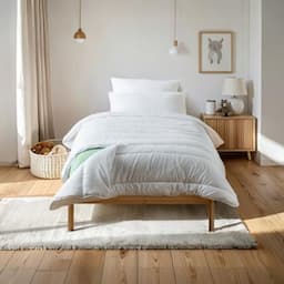 Bleu Câlin Couette enfant évolutive 140x(150+50) cm, tempérée, lavable 95 °C