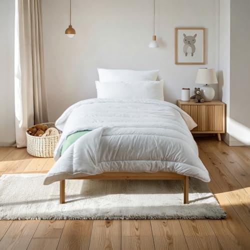 Bleu Câlin Couette enfant évolutive 140x(150+50) cm, tempérée, lavable 95 °C