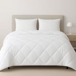 Alpes Blanc Couette synthétique 400 g/m² lavable à 95 °C 220 x 240 cm