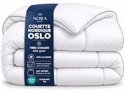 Nora Home Oslo couette hiver très chaude 400 g/m² anti-acariens 260 x 240 cm