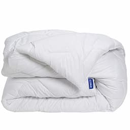 Bleu Câlin Couette Hôtel extra chaude 500 g/m² percale de coton 200 x 200 cm