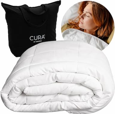 CURA Pearl Classic 9 kg, 150x210 cm, enveloppe coton, perles de verre