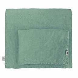 Linen & Cotton Set housse de couette Alicia 200x200 + 2 taies, 100 % lin lavé
