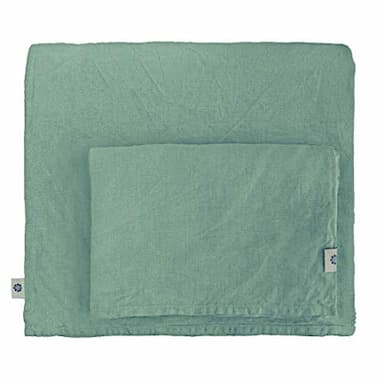 Linen & Cotton Set housse de couette Alicia 200x200 + 2 taies, 100 % lin lavé