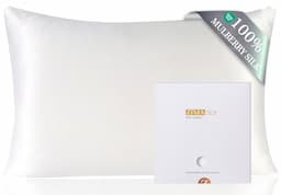 ZIMASILK taie d'oreiller 100 % soie de mûrier 19 mommes, 50 x 75 cm