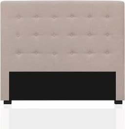 Intense Deco Premium tête de lit capitonnée tissu beige 140 cm