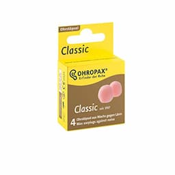 OHROPAX Classic, bouchons en cire et coton, boîte de 4 pièces