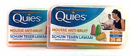 Quies protection mousse confort, 2 boîtes de 3 paires SNR 35 dB