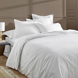 Duquennoy & Lepers Parure housse de couette 240x220 et 2 taies, percale 80 fils