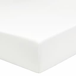 A Demain Drap housse 160x200 percale de coton bio 80 fils, bonnet 35 cm